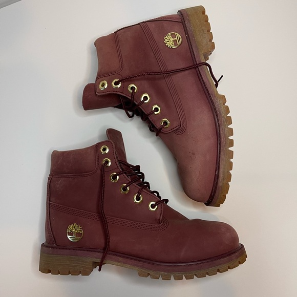 Timberland Shoes - Burgundy Timberland Boots